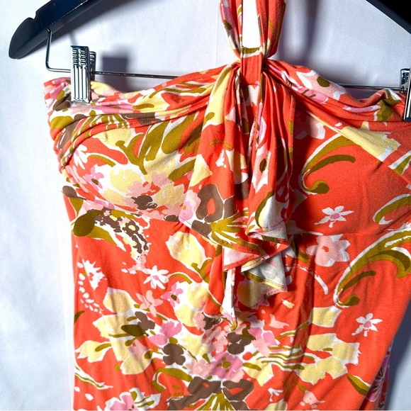 Tommy Bahama Floral Halter Coconut girl Vacationcore resortcore old money - Picture 6 of 13